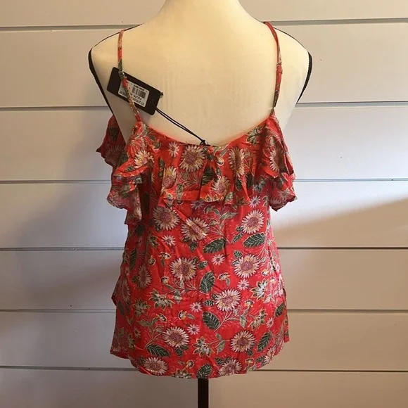 Miss Me Sunflower Cold Shoulder Top - Picture 3 of 5